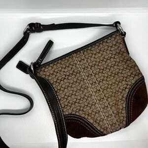 Coach Brown Patterned Women's Bag